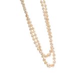 CIRO DOUBLE STRAND OF CULTURED PEARLS WITH 9CT GOLD CLASP