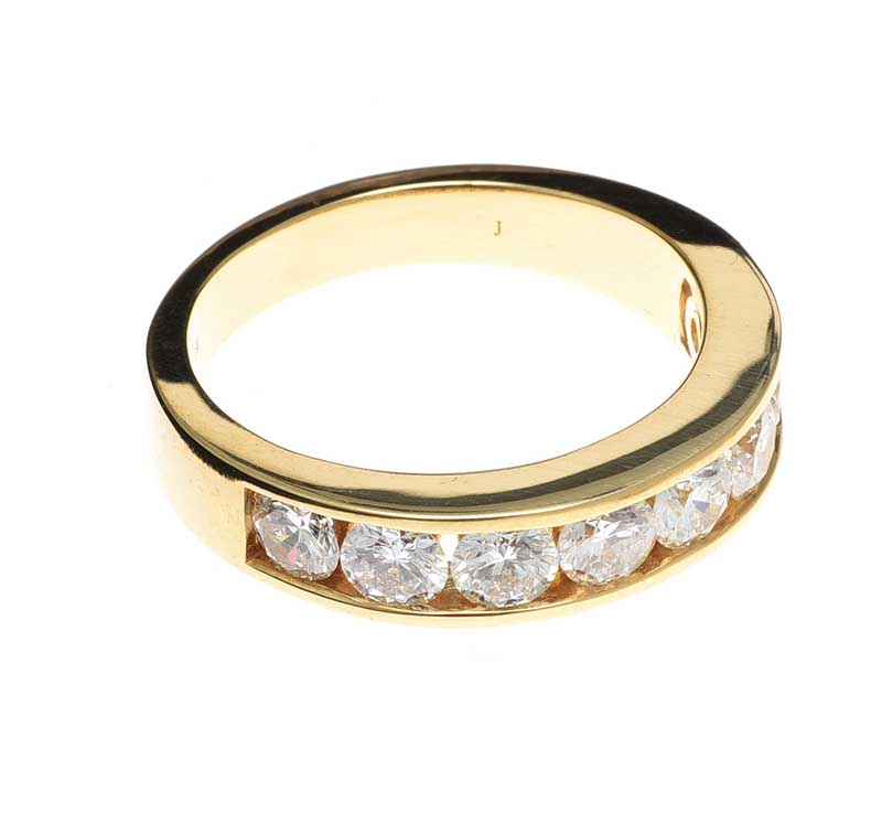 18CT GOLD DIAMOND RING - Image 2 of 3