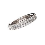 18CT WHITE GOLD DIAMOND RING