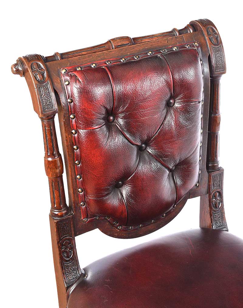 VICTORIAN MAHOGANY SIDE CHAIR - Image 3 of 6