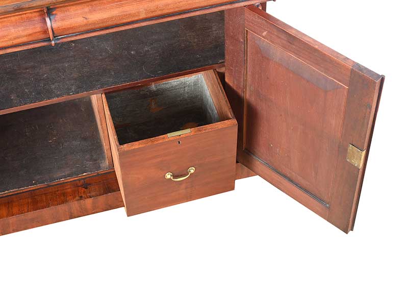 VICTORIAN MAHOGANY SIDE CABINET - Image 6 of 8