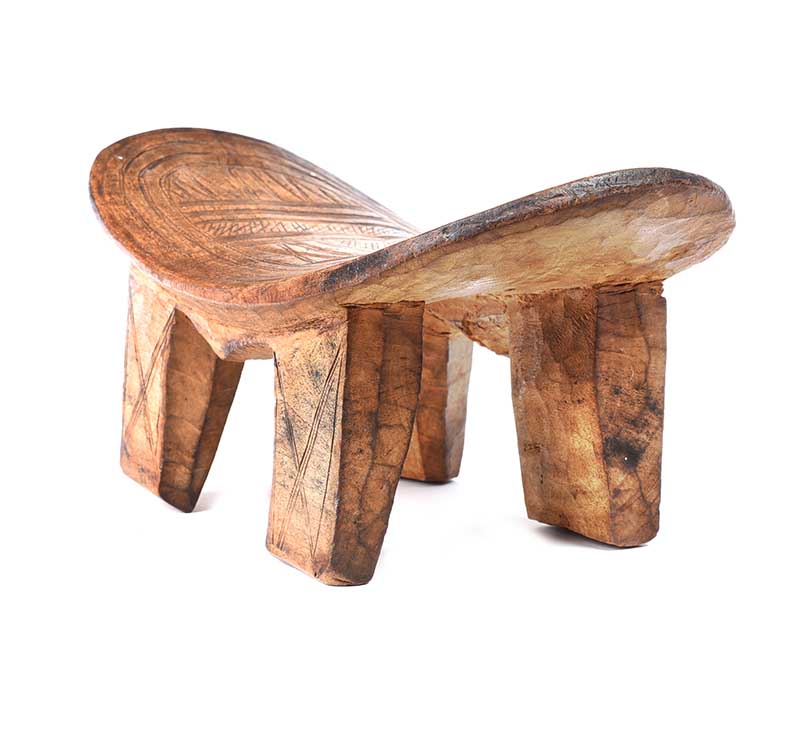 CARVED ORIENTAL STOOL - Image 4 of 5