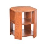 ART DECO OAK LAMP TABLE