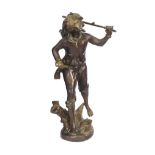 LATE NINETEENTH CENTURY BRONZE FIGURE