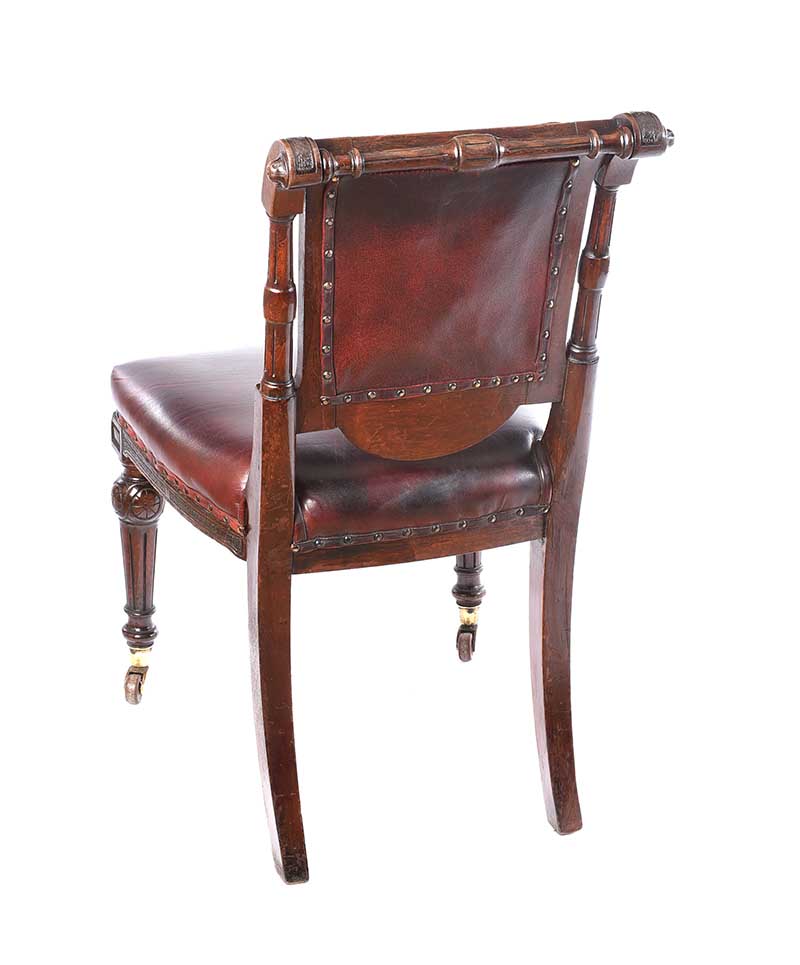 VICTORIAN MAHOGANY SIDE CHAIR - Image 5 of 6