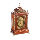 MAHOGANY CASED BRACKET CLOCK