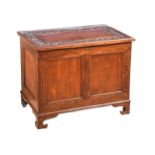 ANTIQUE MAHOGANY BLANKET CHEST