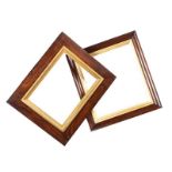 TWO ANTIQUE ROSEWOOD FRAMES