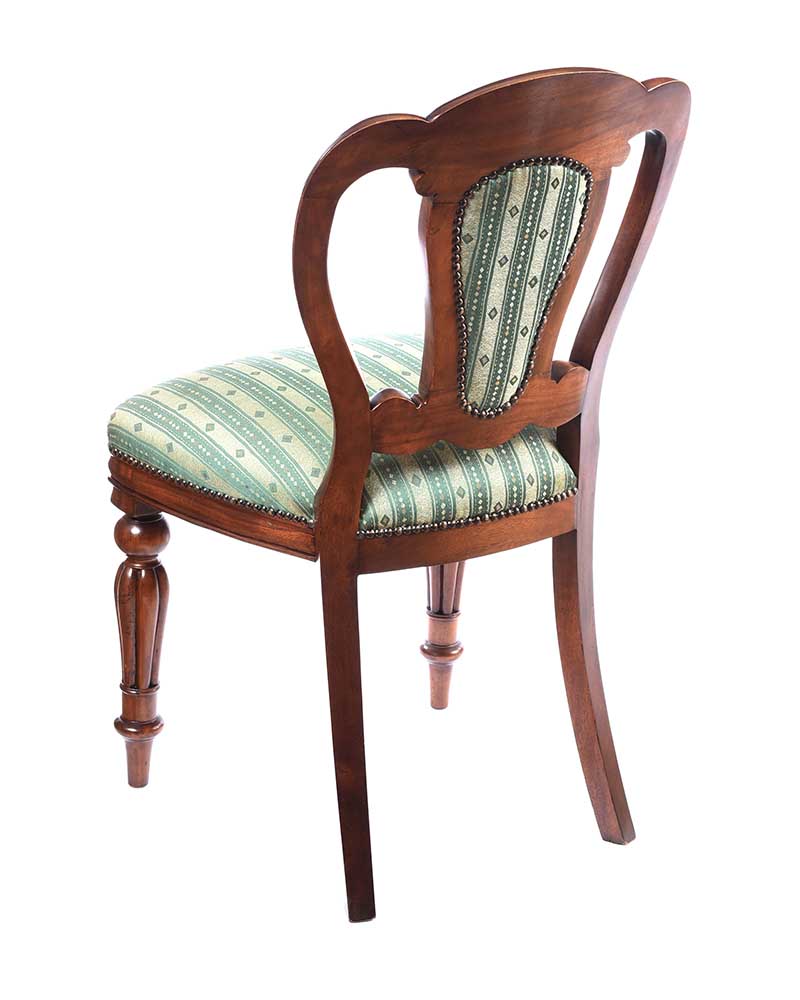 SET OF FOUR VICTORIAN STYLE DINING ROOM CHAIRS - Image 6 of 6