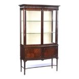 EDWARDIAN MAHOGANY DISPLAY CABINET