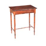 GEORGIAN ROSEWOOD LAMP TABLE