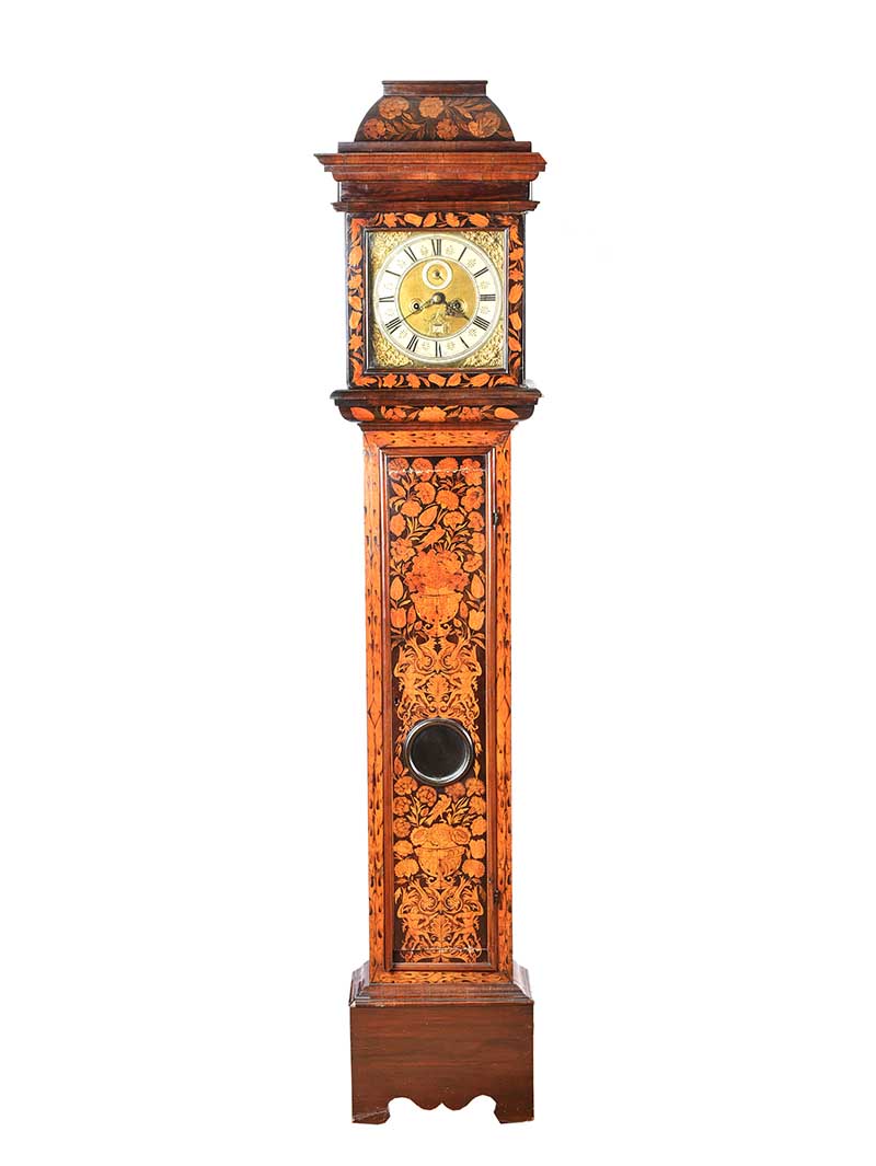 EIGHTEENTH CENTURY MARQUETRY LONG CASE CLOCK - Image 3 of 13