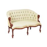 UPHOLSTERED TWO SEATER SETTEE