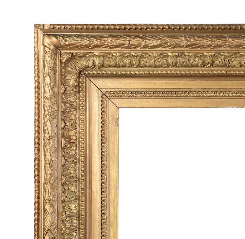 ANTIQUE GILT WALL MIRROR - Image 2 of 2