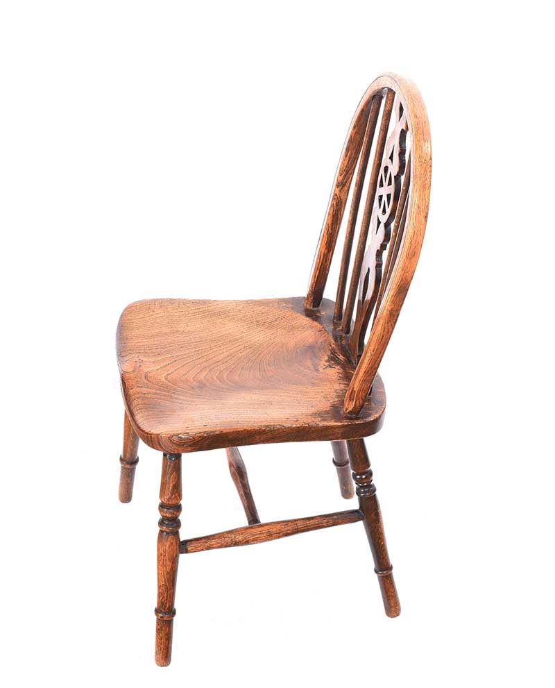 VICTORIAN ELM WINDSOR CHILD'S CHAIR - Image 4 of 5