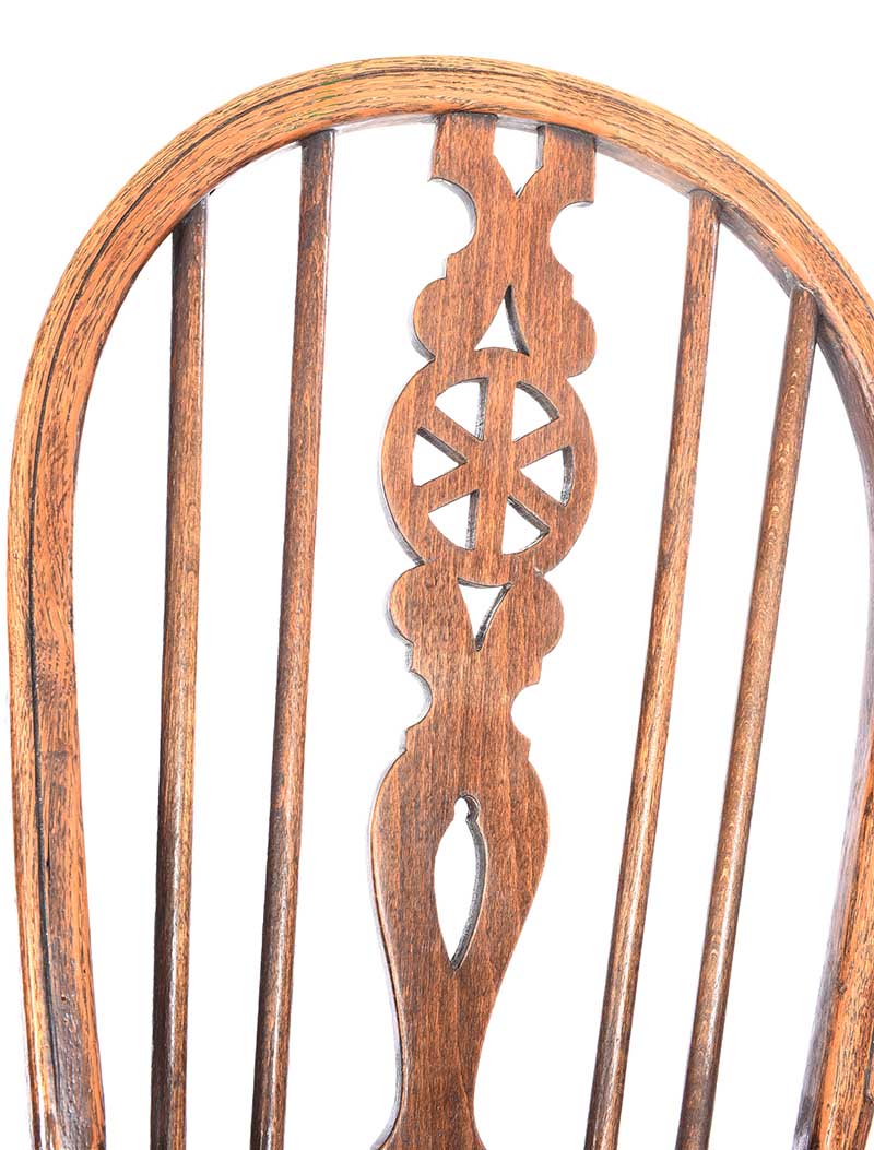 VICTORIAN ELM WINDSOR CHILD'S CHAIR - Image 3 of 5