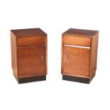 PAIR OF RETRO BEDSIDE CABINETS