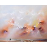 Caroline McVeigh - A WORLD OF THEIR OWN - Oil on Board - 15 x 19 inches - Signed