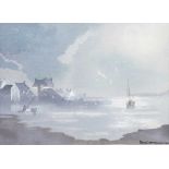 A.R. Warren - THURSO II - Watercolour Drawing - 7 x 9.5 inches - Signed
