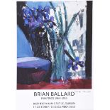 Brian Ballard, RUA - EXHIBITION POSTER, RATHFARNHAM CASTLE, DUBLIN 2015 - Coloured Print - 18 x 15