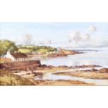 Samuel McLarnon, UWS - BROWNS BAY, ISLANDMAGEE - Oil on Canvas - 14 x 24 inches - Signed