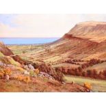 David Overend - GLENARRIFFE GLEN, COUNTY ANTRIM - Coloured Print - 6 x 8 inches - Signed