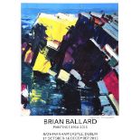 Brian Ballard, RUA - EXHIBITION, RATHFARNHAM CASTLE, DUBLIN, OCTOBER 2015 - Coloured Print - 18 x 15