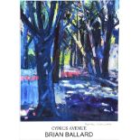 Brian Ballard, RUA - CYPRUS AVENUE - Coloured Print - 23 x 16 inches - Signed