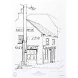 Joanna Martin - THE MAYPOLE, HOLYWOOD - Limited Edition Black & White Print (4/200) - 18 x 12 inches