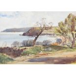 Theo J. Gracey RUA - ANTRIM COAST NEAR CUSHENDUN - Watercolour Drawing - 14 x 20 inches - Signed