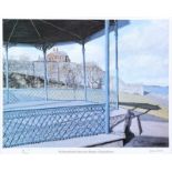 Gary Devon, RUA - THE BANDSTAND, SEACOURT, BANGOR - Limited Edition Coloured Print (30/850) - 8 x 10