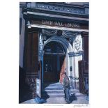 Hector McDonnell, ARUA - LINENHALL LIBRARY, BELFAST - Limited Edition Coloured Print (226/300) -