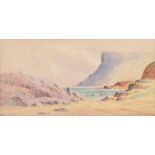 George W. Morrison - FAIRHEAD, BALLYCASTLE - Watercolour Drawing - 6 x 11 inches - Signed