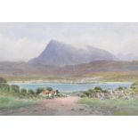 George W. Morrison - DUNFANAGHY, COUNTY DONEGAL - Watercolour Drawing - 10 x 14 inches - Signed