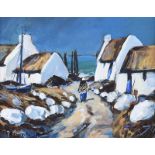 Patrick Murphy - TORY ISLAND - Oil on Board - 8 x 10 inches - Signed