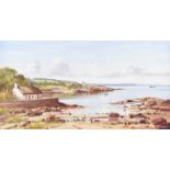 Samuel McLarnon, UWS - BROWNS BAY ISLANDMAGEE, COUNTY ANTRIM - Oil on Canvas - 16 x 30 inches -