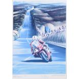 Verner Finlay - JOEY DUNLOP AT CREG NY BAA, 2000 ISLE OF MAN TT RACES - Limited Edition Coloured