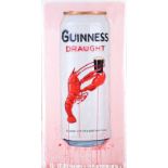 Spillane - GUINNESS DRAUGHT - Mixed Media - 39 x 20 inches - Signed