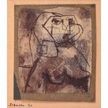 Neville Johnson, RUA - NUN - Monotype Print - 4 x 3.5 inches - Signed