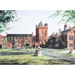 Arnold Gardner - CAMPBELL COLLEGE, BELFAST - Limited Edition Coloured Print (34/500) - 12 x 16