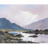 Douglas Alexander, RHA - NEAR DELPHI, CONNEMARA - Oil on Board - 16 x 20 inches - Signed