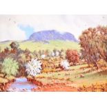 David Overend - SLEMISH MOUNTAIN, COUNTY ANTRIM - Coloured Print - 6 x 8 inches - Signed