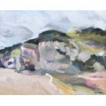 Rory Bullock - WHITEROCKS BEACH - Oil on Board - 11.5 x 14.5 inches - Signed