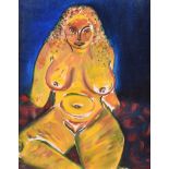 James Millar - NUDE - Oil on Board - 20 x 16 inches - Signed