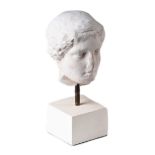 Irish School - ROMAN HEAD - Moulded Plaster Sculpture - 10 x 4 inches - Unsigned