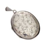 ENGRAVED STERLING SILVER LOCKET