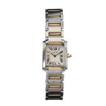 CARTIER STAINLESS STEEL WRIST WATCH