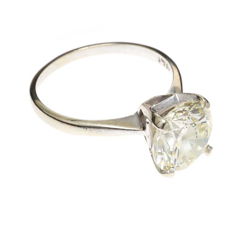14CT WHITE GOLD DIAMOND SOLITAIRE RING - Image 2 of 4