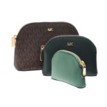 THREE MICHAEL KORS MAKE-UP BAGS