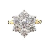 18CT GOLD DIAMOND RING